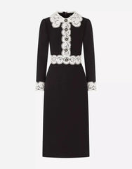 Dolce & Gabbana Lace Definting Cady Midi платье