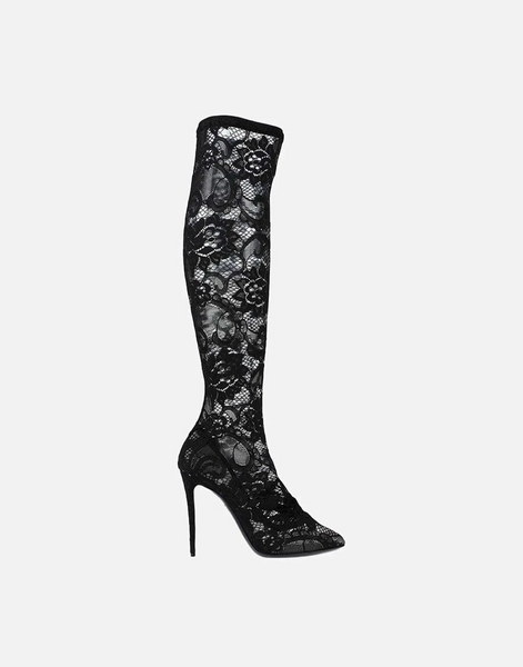 Taormina Lace High Boots