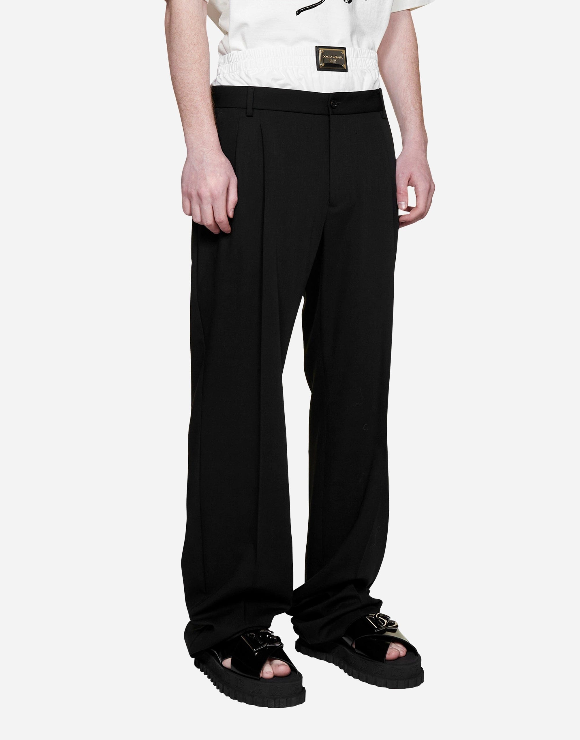 Dolce & Gabbana Red Cargo Men Trousers Cotton Pants • Fashion Brands Outlet