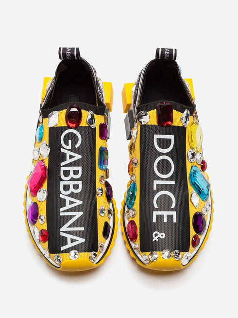 Dolce & Gabbana Sorrento With Embroidery Sneakers | Sendegaro