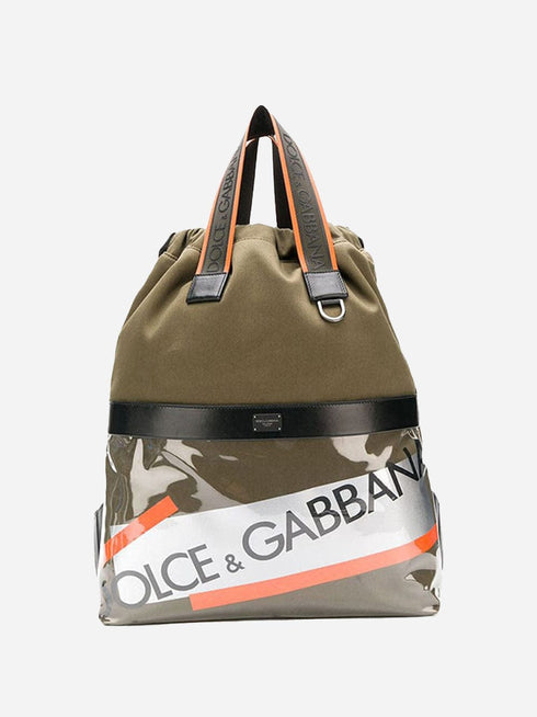 Dolce & Gabbana Tape-Logo Backpack