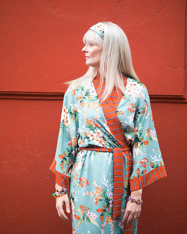 Dagens outfit | Blomstret Kalina kimono kjole