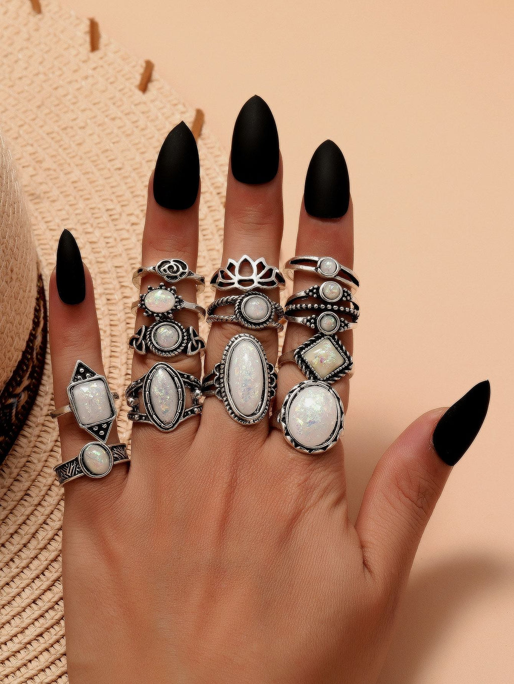 13pcs Simple Ring –