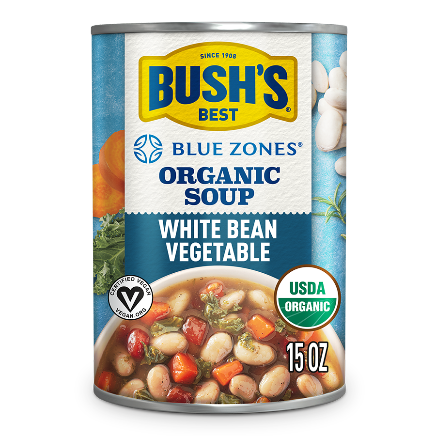 Bush's White Bean Vegetable Organic Soup