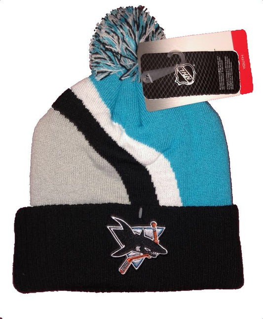 Outerstuff Reverse Retro Pom Knit Hat - NJ Devils - Youth