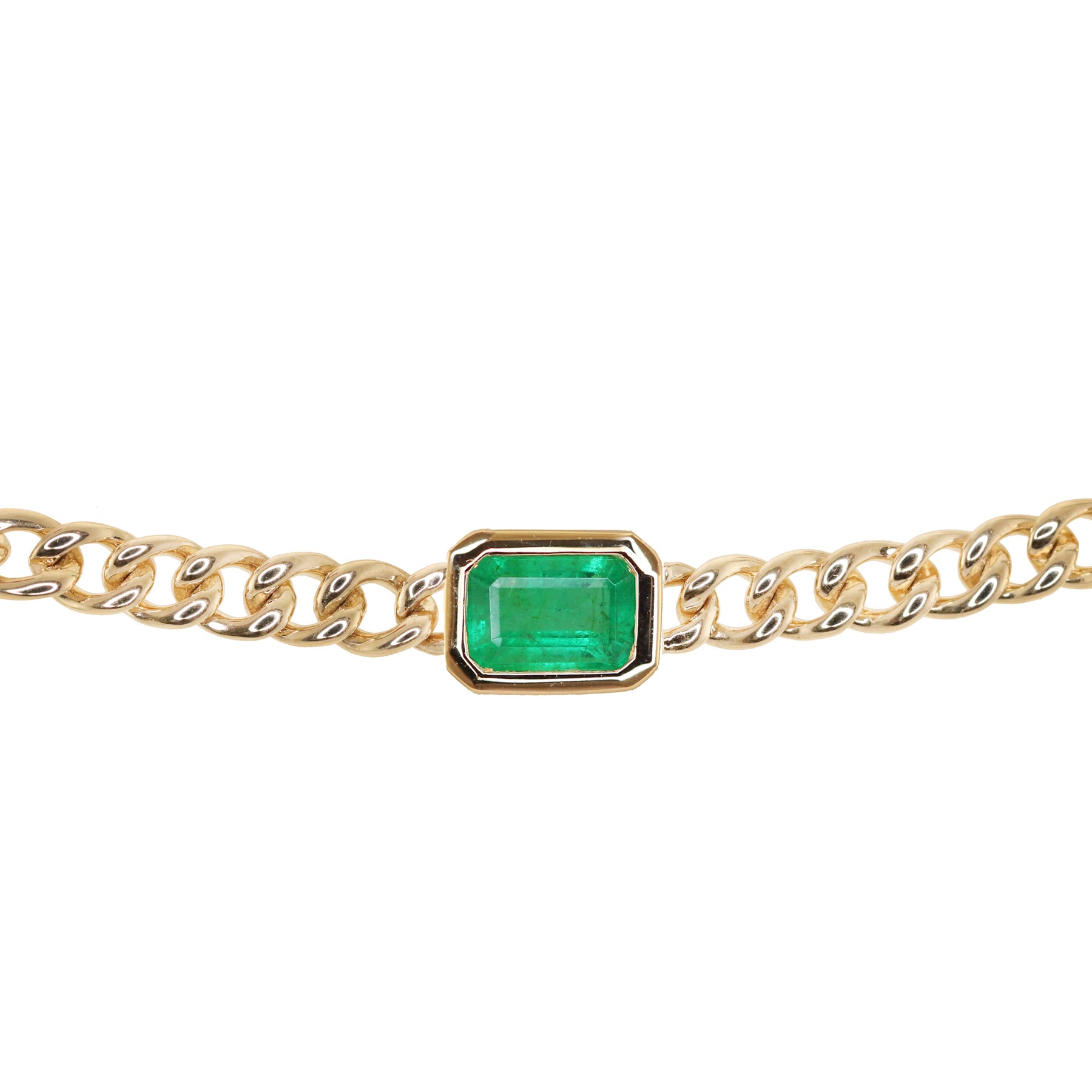 14K Solid Gold Adjustable Emerald Bracelet / Baguette Emerald Bracelet Gold  / Yellow Gold Emerald Necklace / Dainty Bracelet - Etsy
