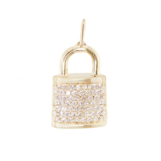 Love Lock” 14-karat gold lock necklace – Les Étoiles DTLA