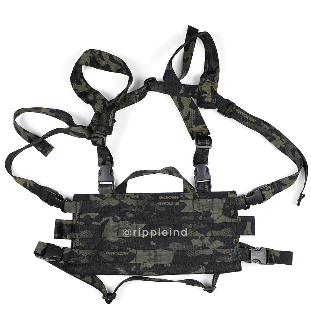 multicam black chest rig