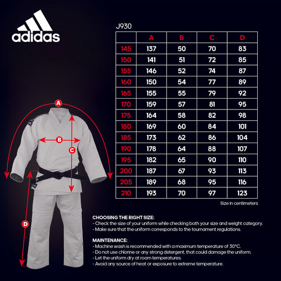 adidas j930 judogi