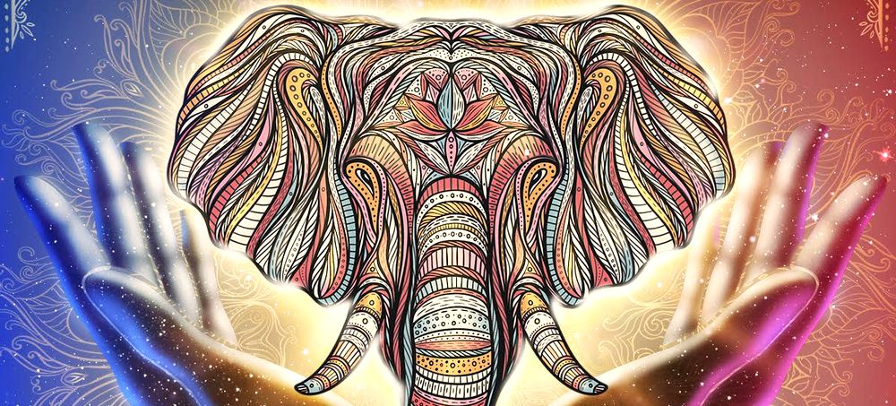 L'esprit spirituel de l'elephant