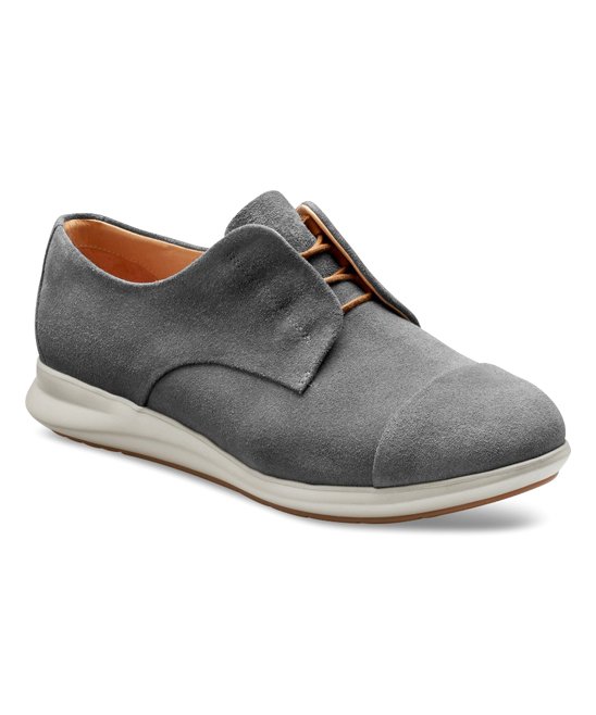 grey suede oxfords womens