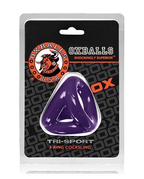 product image,Oxballs Tri Sport Cocksling - Eggplant - SEXYEONE 