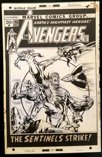 Avengers #60 by John Buscema 11x17 FRAMED Original Art Poster Marvel C –  GrantsComics