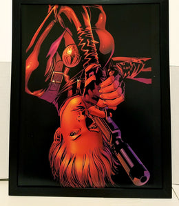 Black Widow by Bryan Hitch 11x14 FRAMED Marvel Comics Art Print Poster