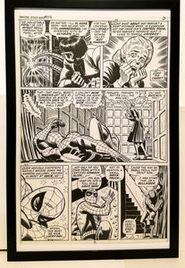 Amazing Spider-Man #115 pg. 5 John Romita 11x17 FRAMED Original Art Poster Marvel Comics
