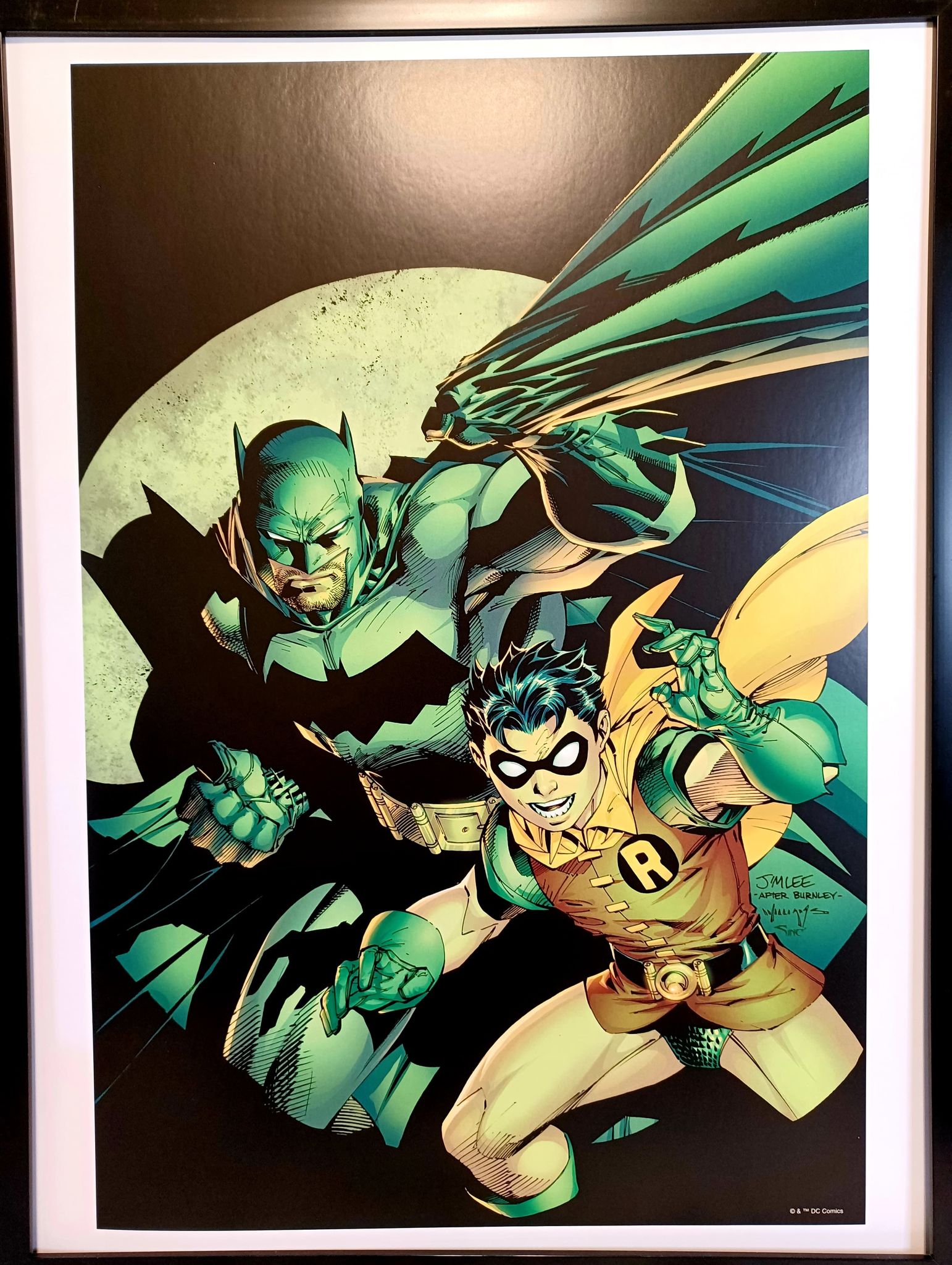 Batman and Robin by Jim Lee FRAMED 12x16 Art Print DC Comics Poster –  GrantsComics