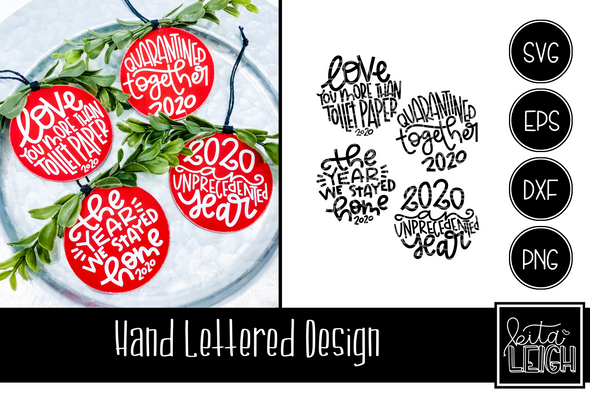 Download Hand Lettered Christmas 2020 Rounds 2 SVG - Kitaleigh LLC