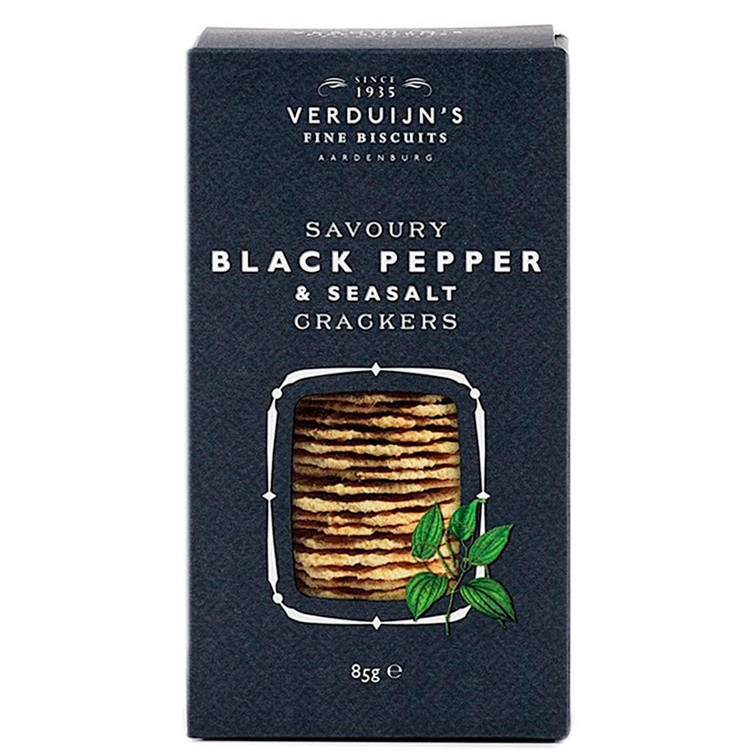 Black Pepper Cracker With A Hint of Seasalt