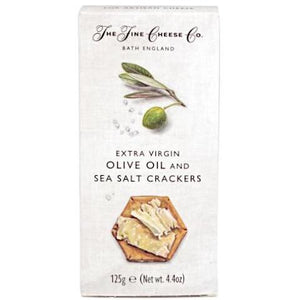 Extra Virgin Olive Oil and Sea Salt Crackers 125g