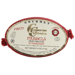 Gourmet Mussels in Marinade - Conservas de Cambados - 111g