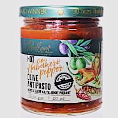 Hot Habanero Pepper Olive Antipasto