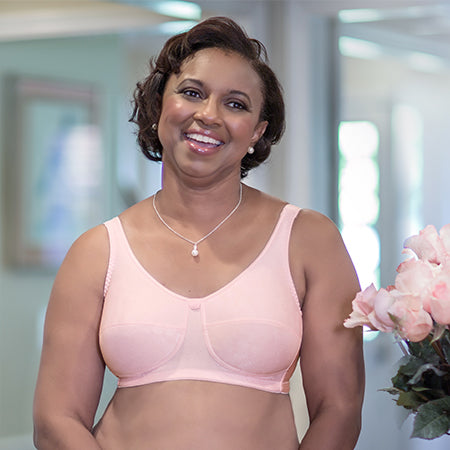 ABC Rose Contour Mastectomy Bra in Rose Effortless Comfort and Support –  CUREMEDRX