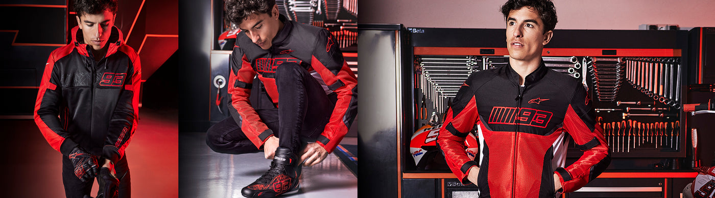 Alpinestars X Marc Marquez MM93 Street Racing Protective Gear Collection