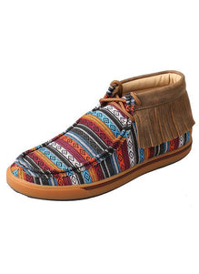 serape moccasins with fringe