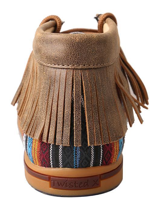 twisted x serape fringe moccasins