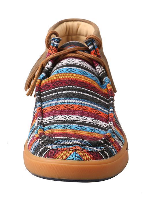 twisted x serape fringe moccasins