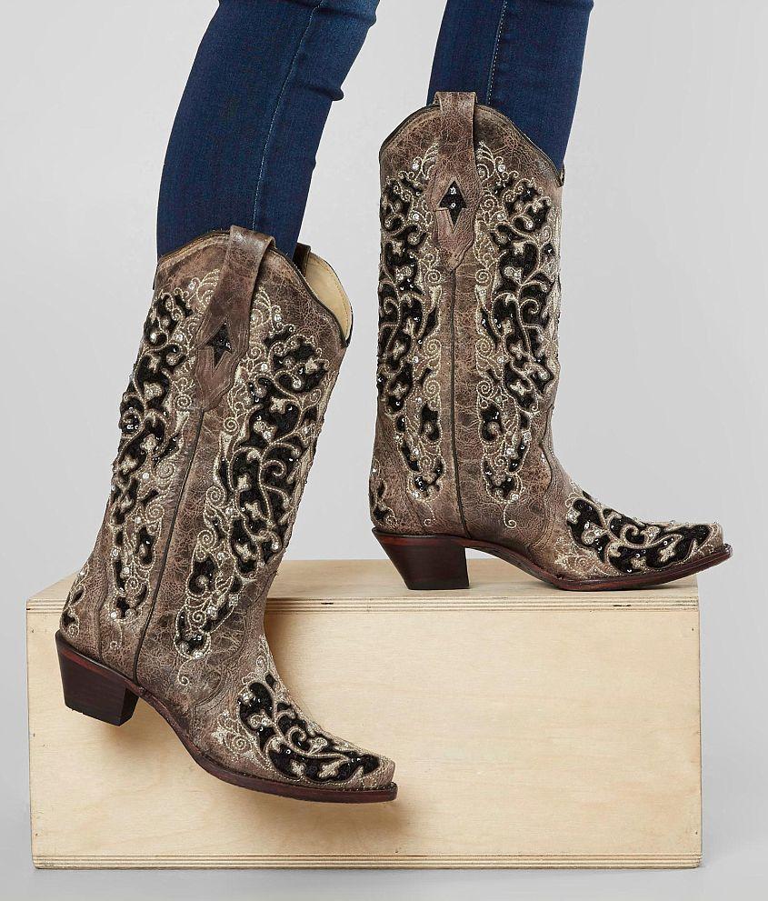 A3569 Corral Women's ASHLEY Brown Inlay 
