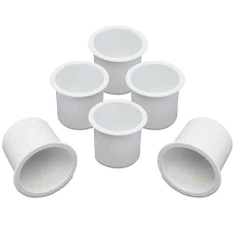 Regular White Plastic Cup Holder