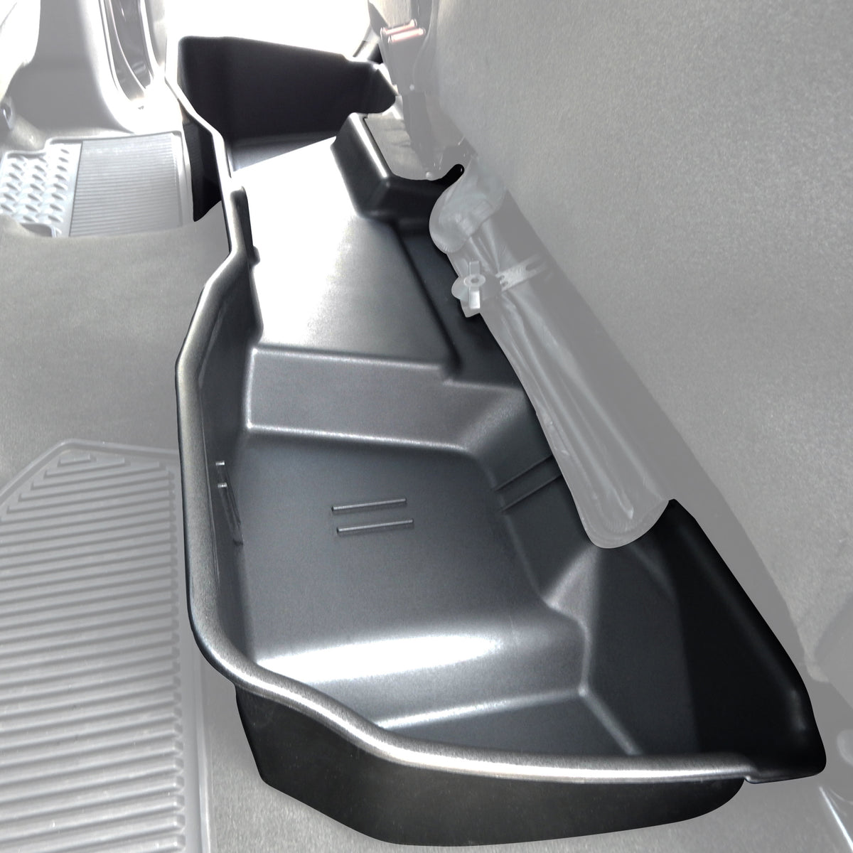 Red Hound Auto Under Seat Storage Box fits Double Cab