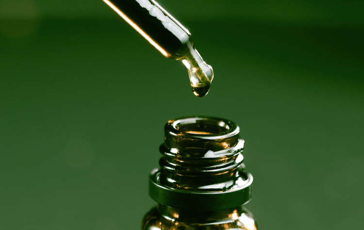 A bottle of oil