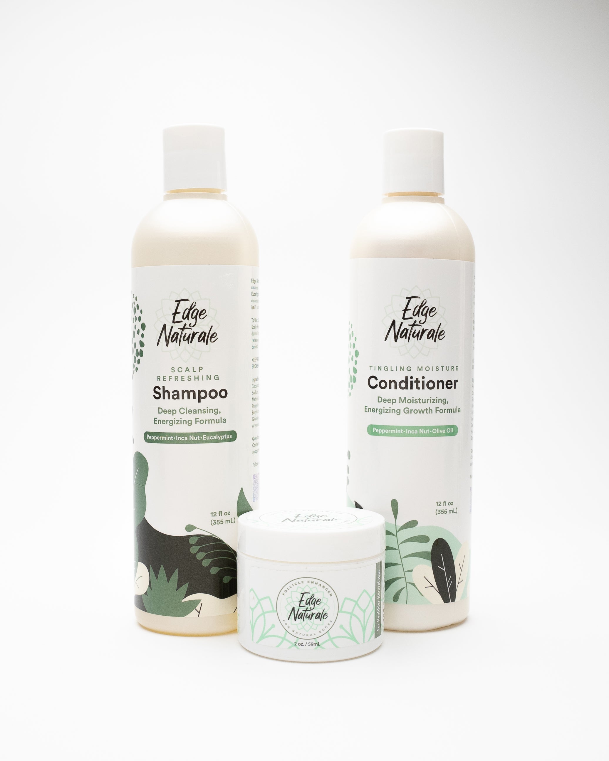 Shampoo & Conditioner+ Follicle Enhancer (2oz) - Edge Naturale product image