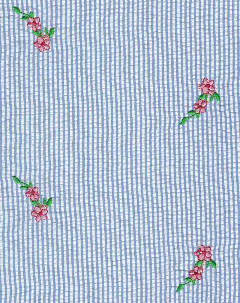 EMBO-WP0010 -BLUE SKY/PINK  EMBROIDERY