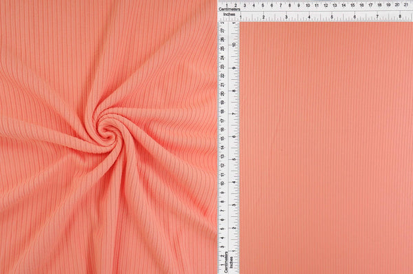 Lightweight Cotton Spandex Ribbed Knit - White – Fabrics & Fabrics