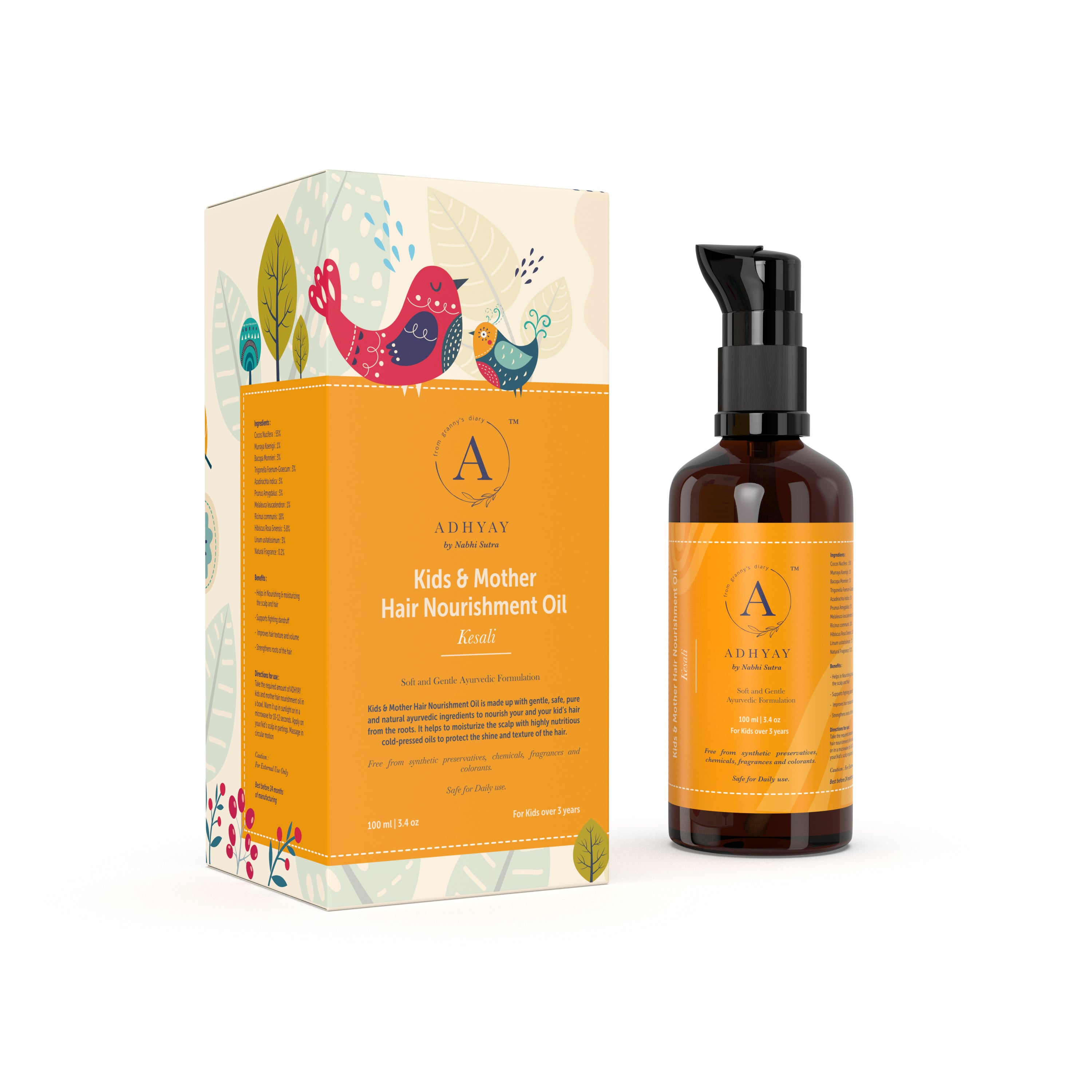 KIDS & MOTHER HAIR NOURISHMENT OIL