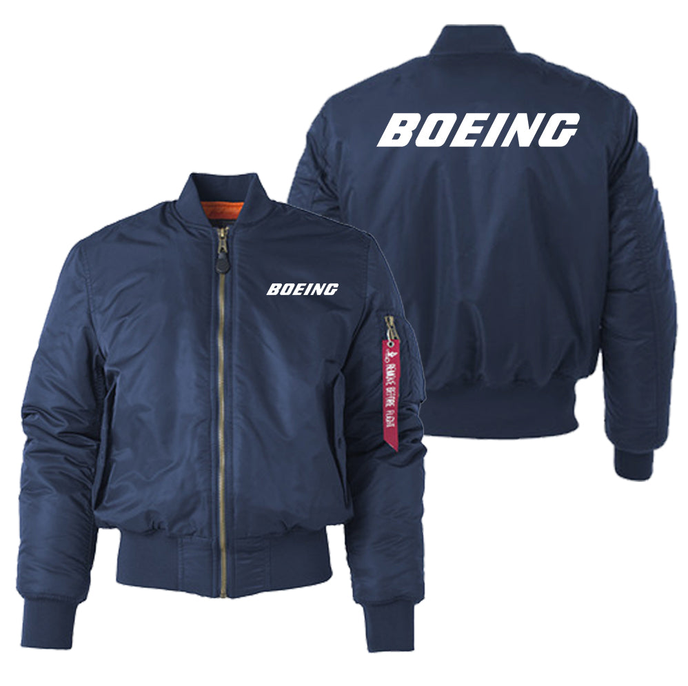 Boeing & Text Designed "Women" Bomber Jackets