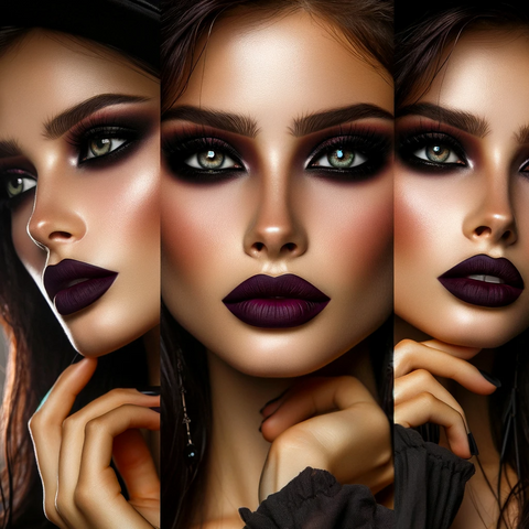 dramatic witchy makeup