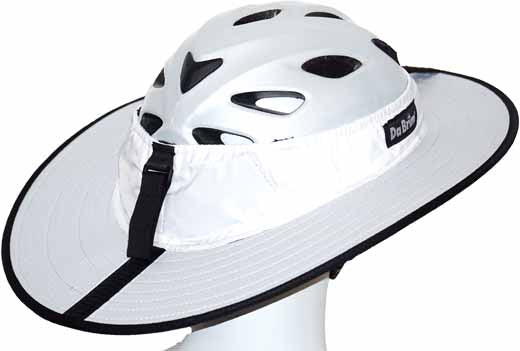 bike helmet with brim