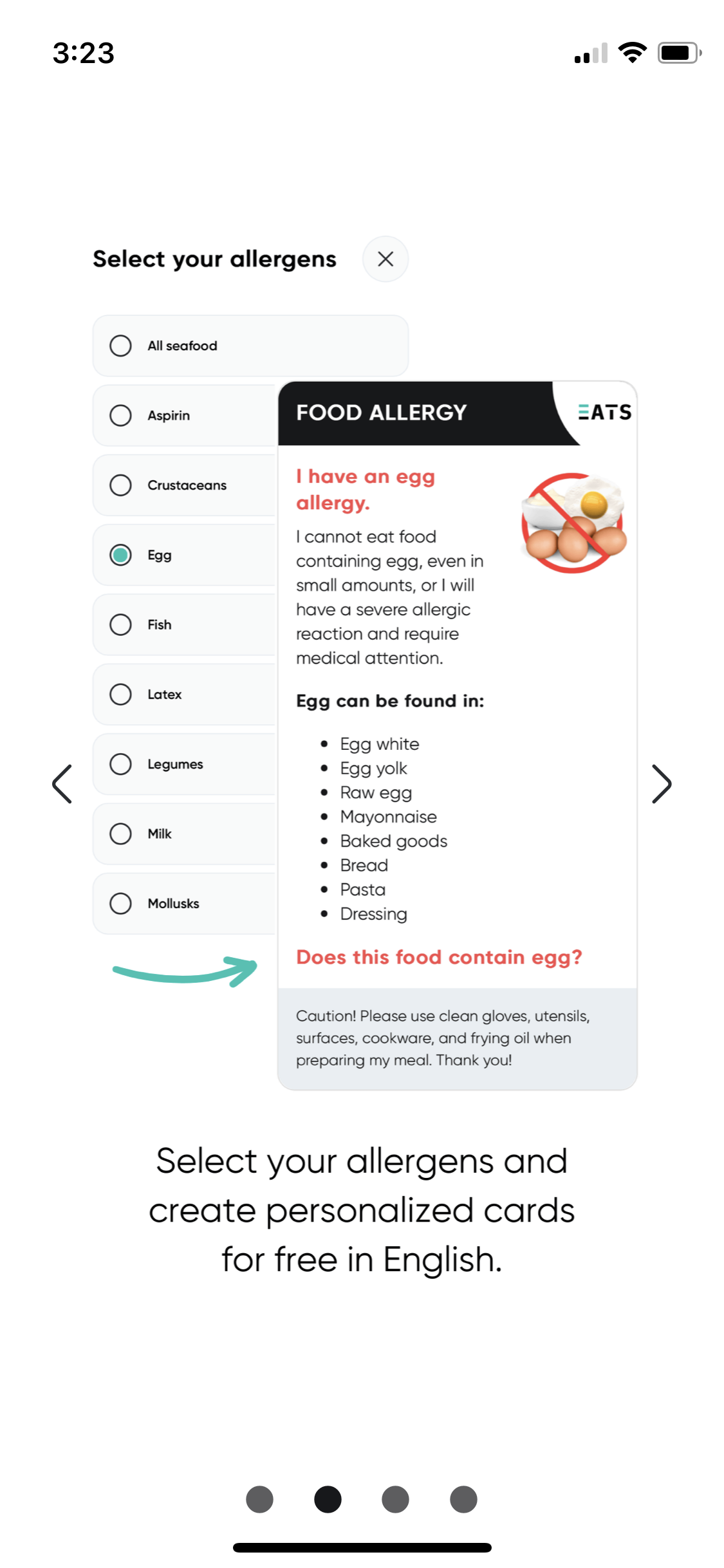 Food Allergy Translation App