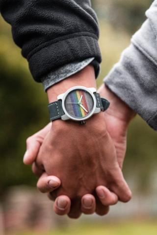 Rainbow Watch AVANTGARDIA SPHERE - NEUES DESIGN - Watch - schwarzes  echtlederband/black - Zalando.de