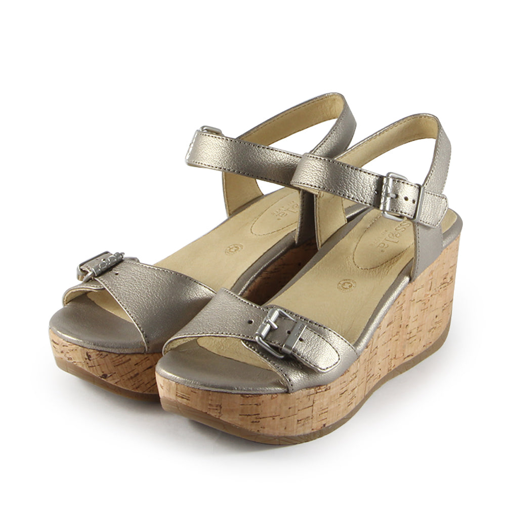 bussola wedge sandals