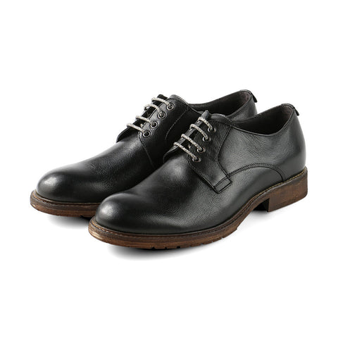 mens derby shoes black