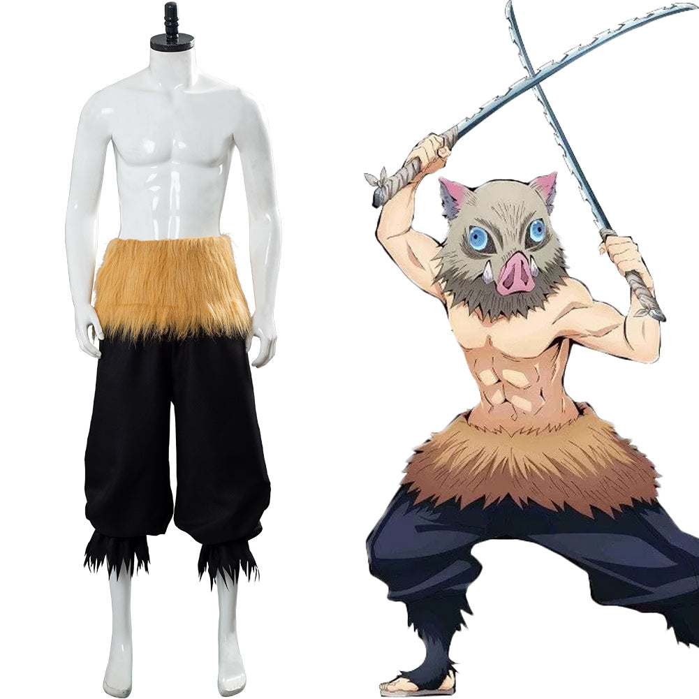 Hashibira Inosuke Costume Demon Slayer: Kimetsu no Yaiba Outfit Cosplay Costume