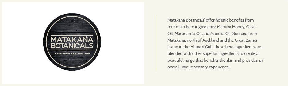 Matakana Botanicals - Available at oscura.com.au