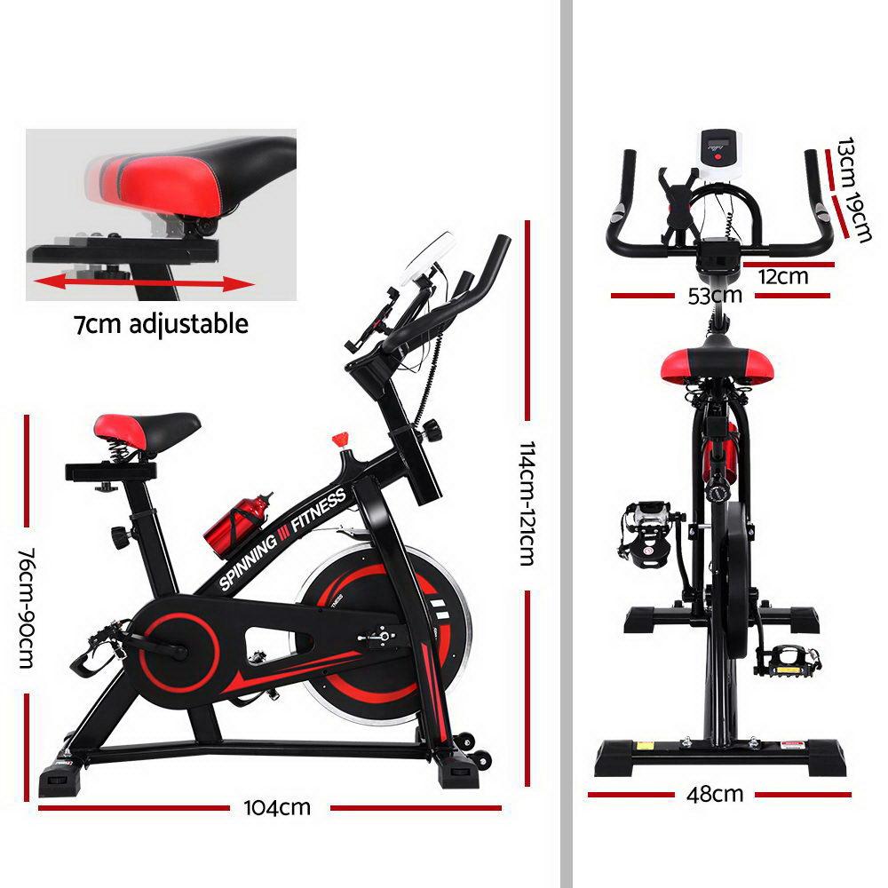 stationary bike phone holder