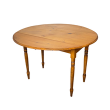 Load image into Gallery viewer, Antique Pine 42&quot; Round Drop Side Table