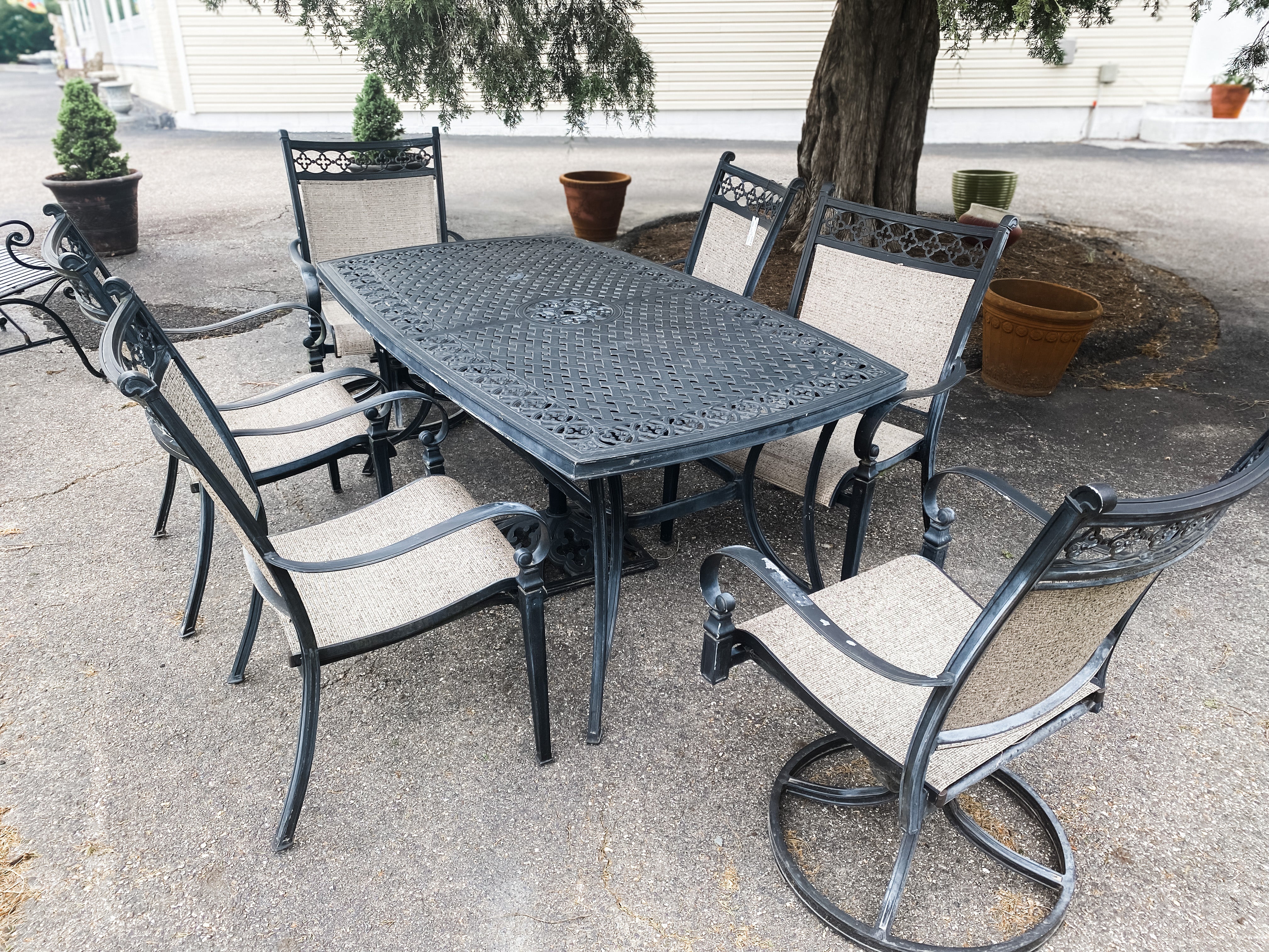 garden treasures patio dining set